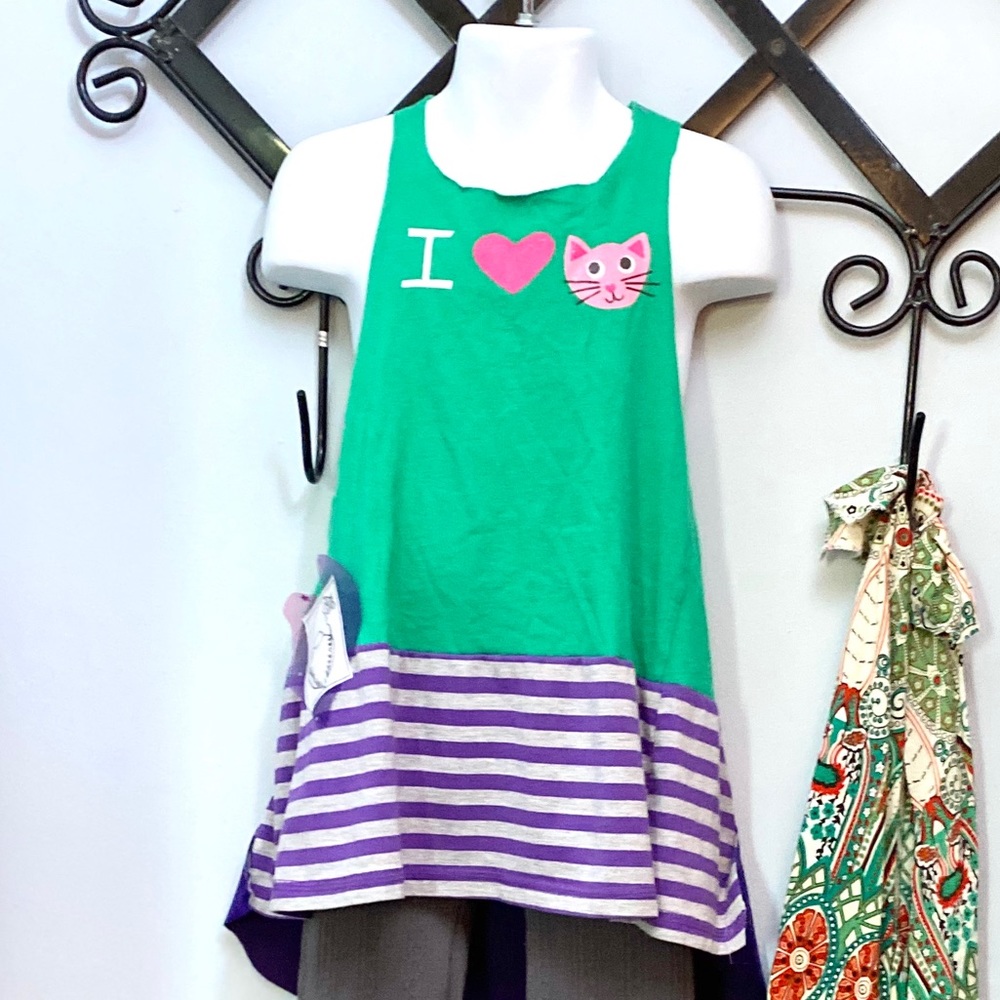 I Heart Cats sleeveless top